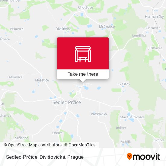 Sedlec-Prčice, Divišovická map