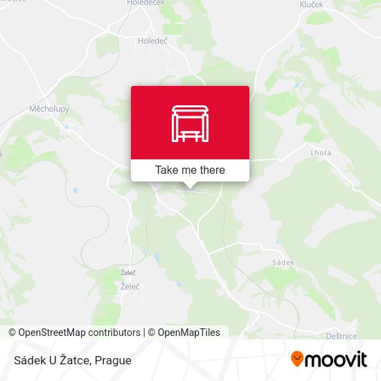 Sádek U Žatce map