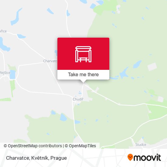 Charvatce, Květník map