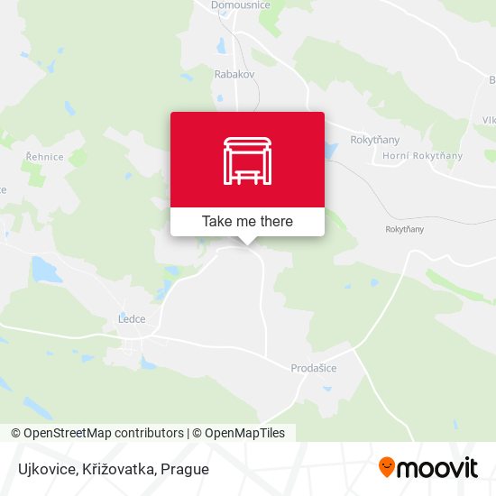 Ujkovice, Křižovatka map