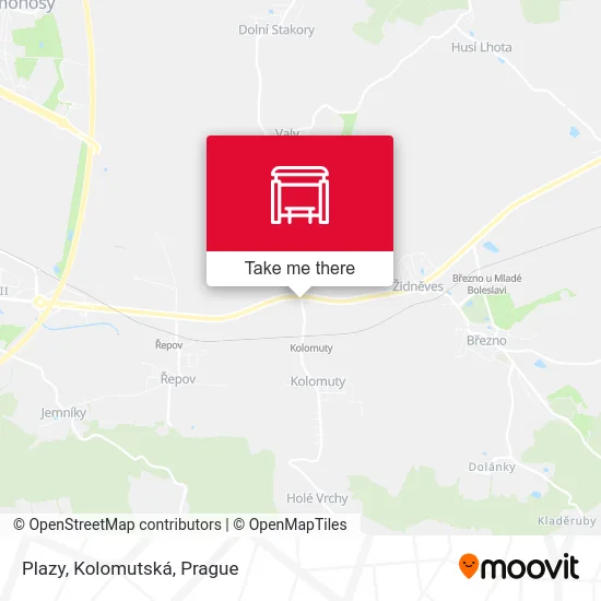 Карта Plazy, Kolomutská
