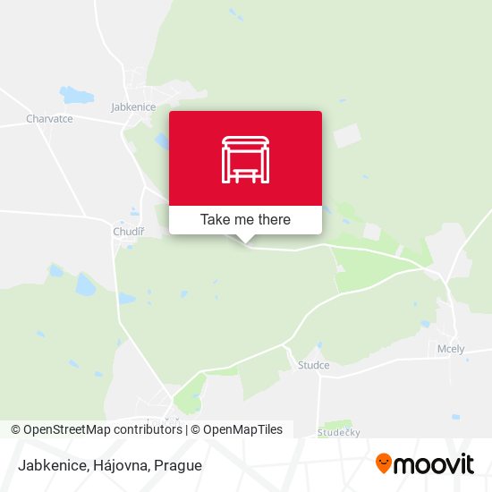 Карта Jabkenice, Hájovna