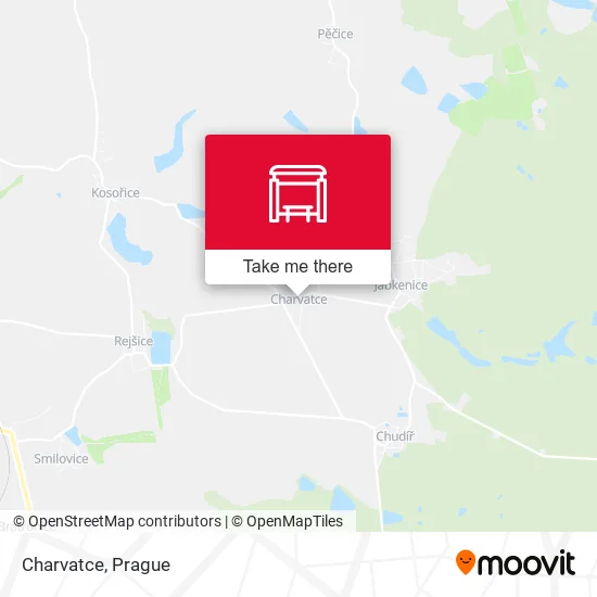 Карта Charvatce