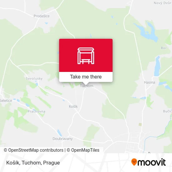 Карта Košík, Tuchom