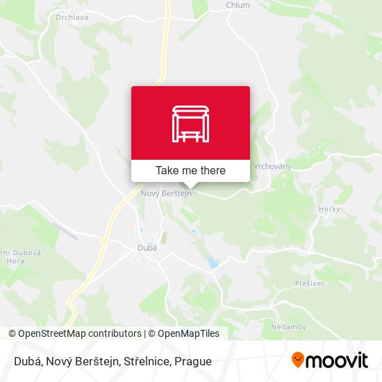 Dubá, Nový Berštejn, Střelnice map