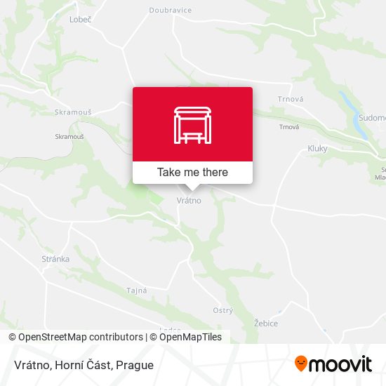 Vrátno, Horní Část map