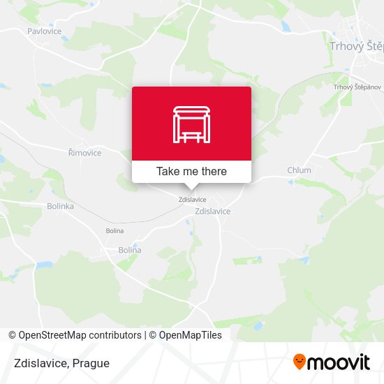 Карта Zdislavice
