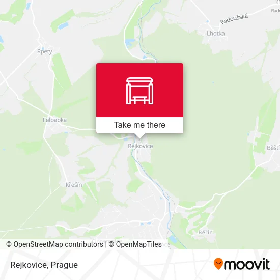 Карта Rejkovice
