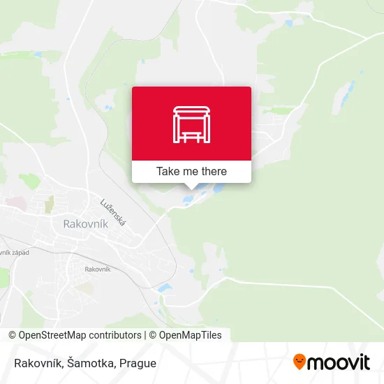 Rakovník, Šamotka map