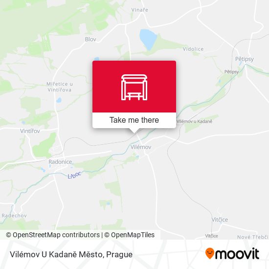 Vilémov U Kadaně Město map