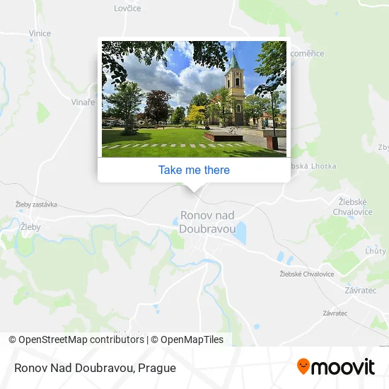 Ronov Nad Doubravou map