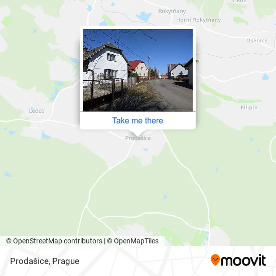 Карта Prodašice