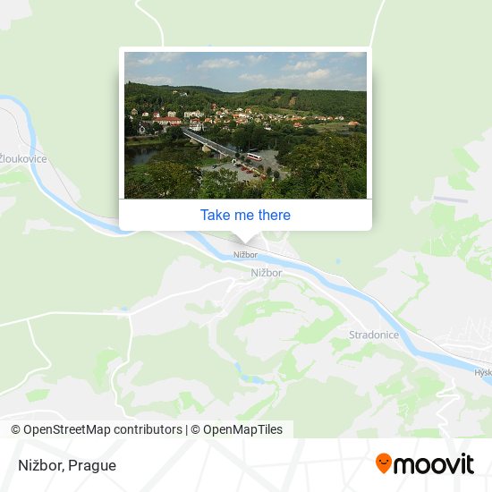 Карта Nižbor