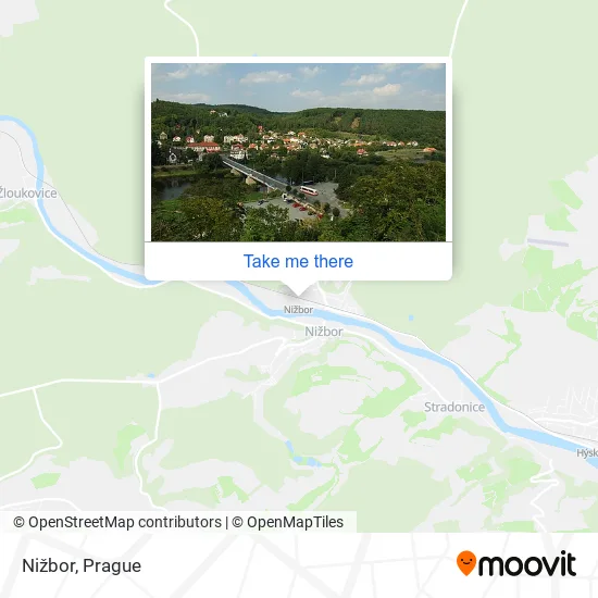 Карта Nižbor