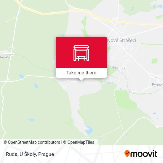 Карта Ruda, U Školy
