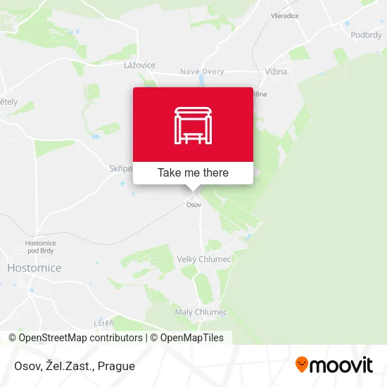 Карта Osov, Žel.Zast.