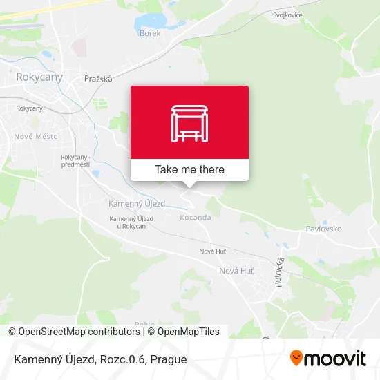Карта Kamenný Újezd, Rozc.0.6