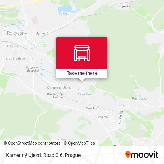 Карта Kamenný Újezd, Rozc.0.6