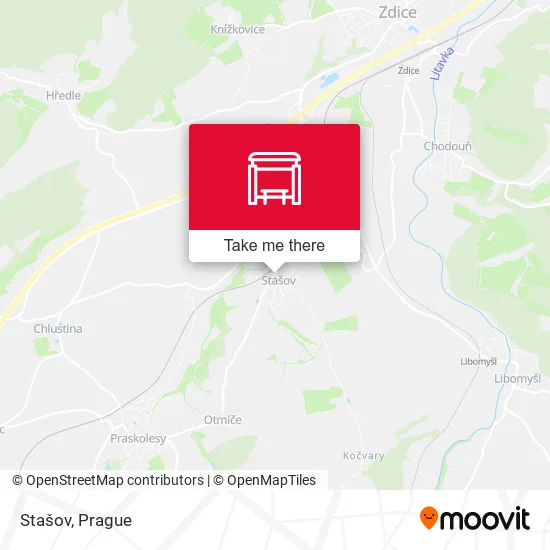 Карта Stašov