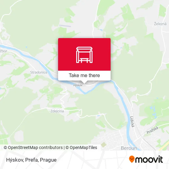 Карта Hýskov, Prefa