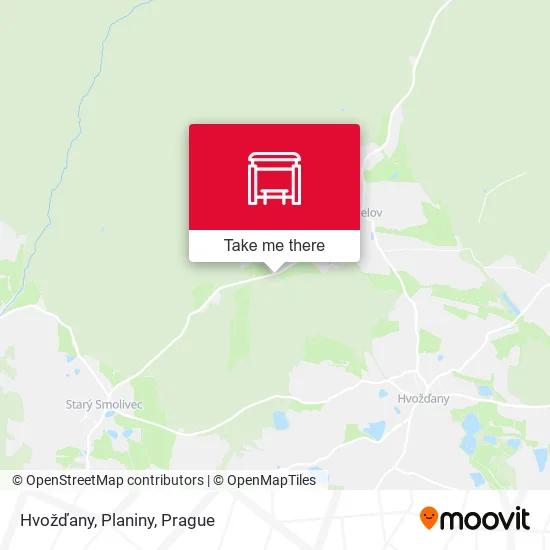 Карта Hvožďany, Planiny