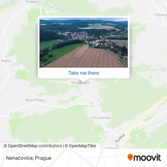 Карта Nenačovice