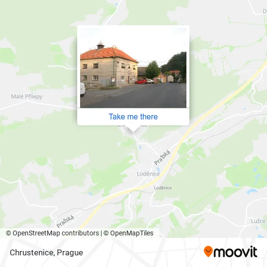 Карта Chrustenice