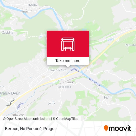 Beroun, Na Parkáně map