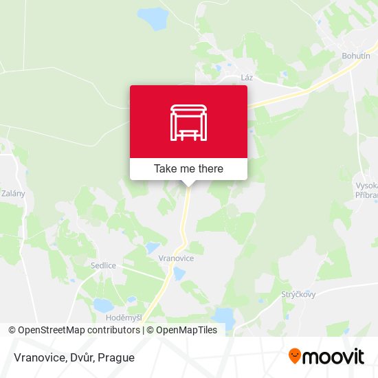 Карта Vranovice, Dvůr