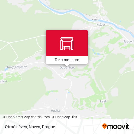 Otročiněves, Náves map