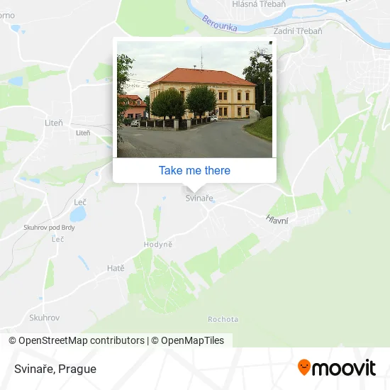 Карта Svinaře