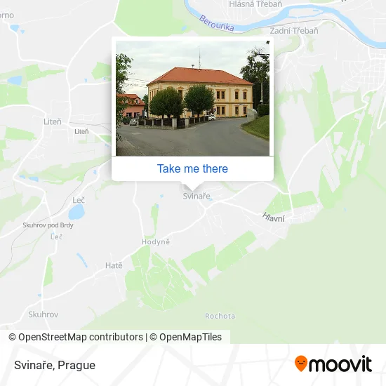Карта Svinaře