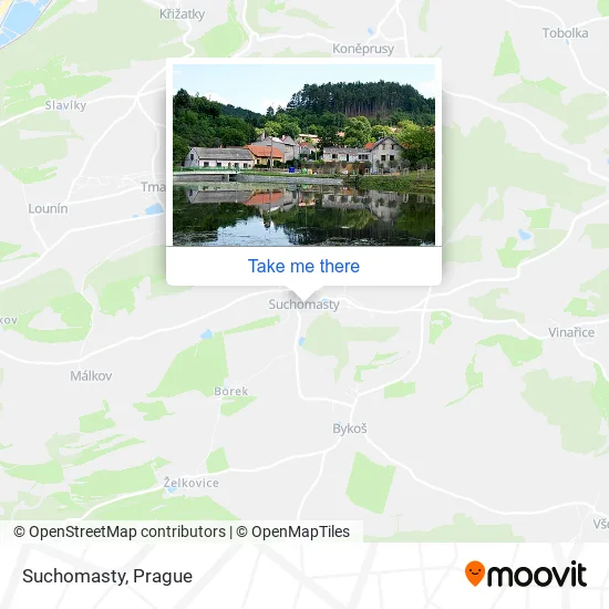 Карта Suchomasty