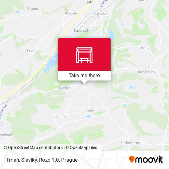 Tmaň, Slavíky, Rozc.1.0 map