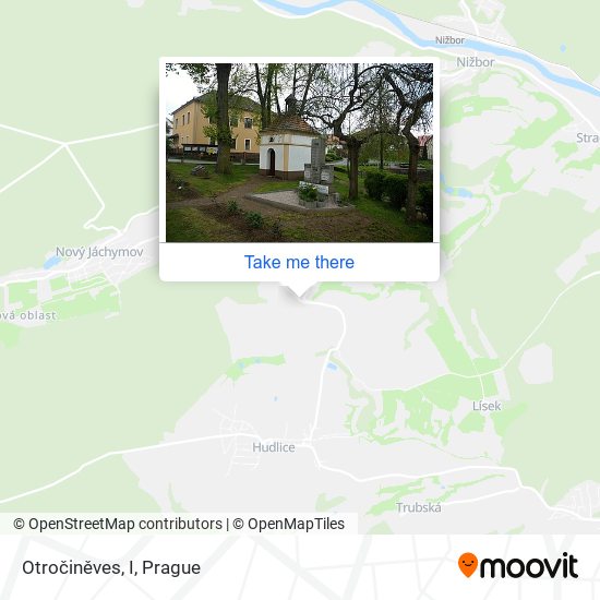Otročiněves, I map