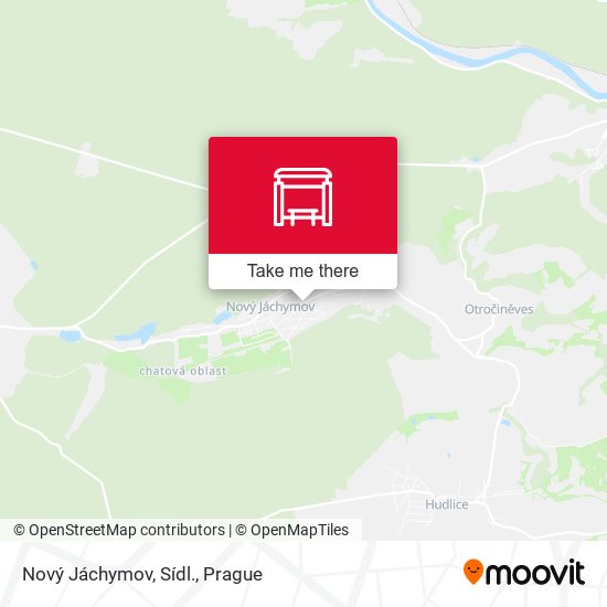 Nový Jáchymov, Sídl. map