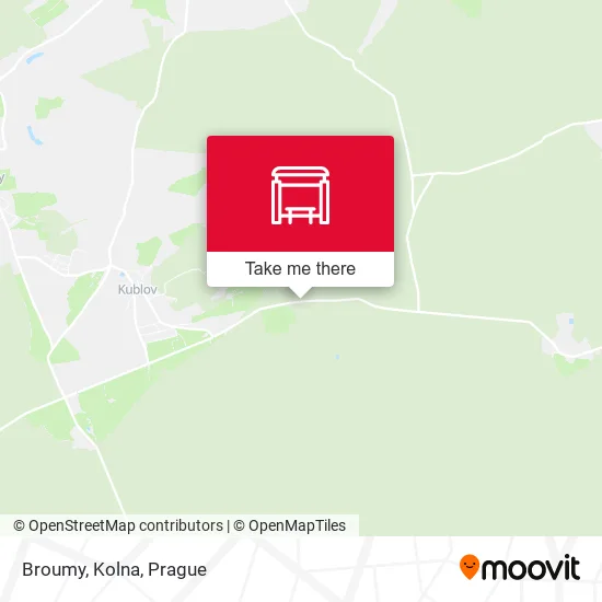 Карта Broumy, Kolna