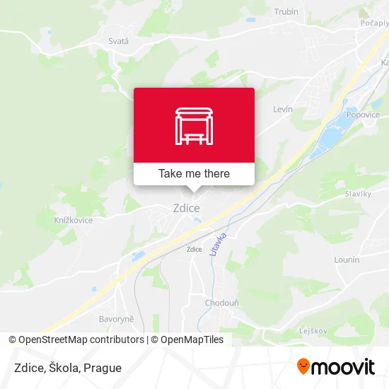 Карта Zdice, Škola