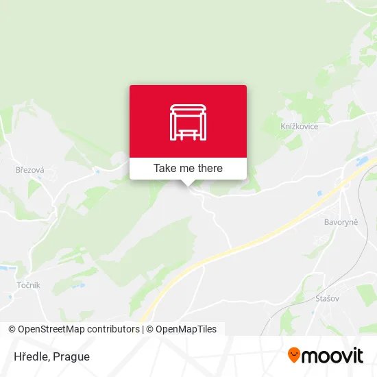 Карта Hředle