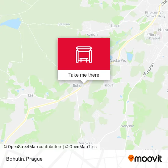 Карта Bohutín