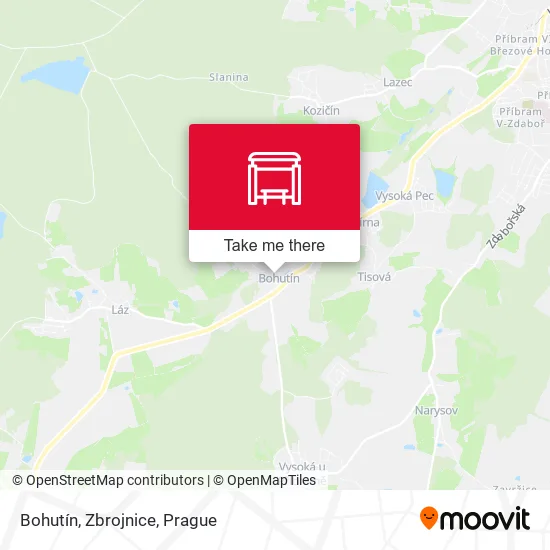 Карта Bohutín, Zbrojnice