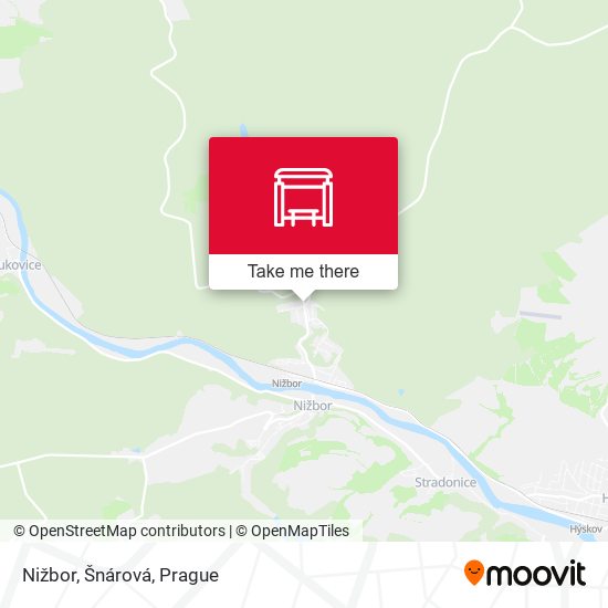 Nižbor, Šnárová map