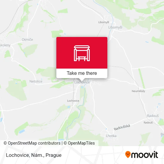 Карта Lochovice, Nám.