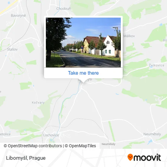 Карта Libomyšl