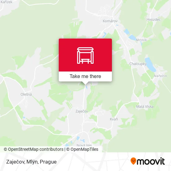 Карта Zaječov, Mlýn