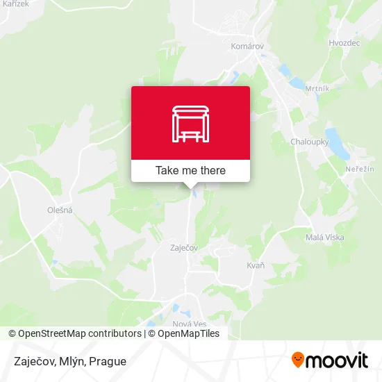 Карта Zaječov, Mlýn