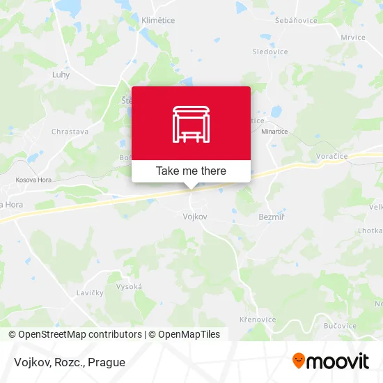 Карта Vojkov, Rozc.
