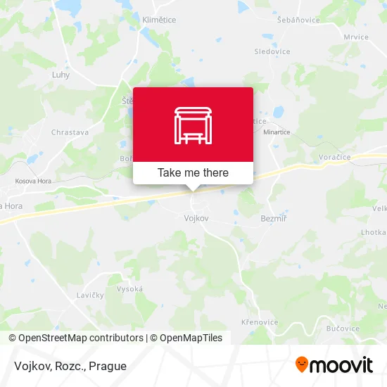 Карта Vojkov, Rozc.