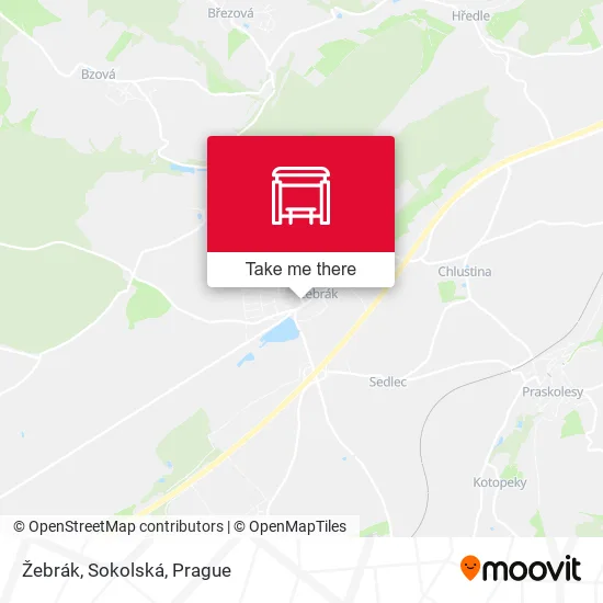 Карта Žebrák, Sokolská