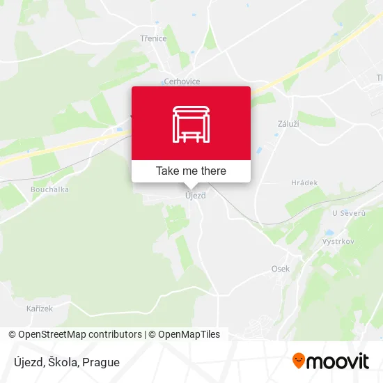 Карта Újezd, Škola